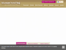 Tablet Screenshot of hotelkaj.hr